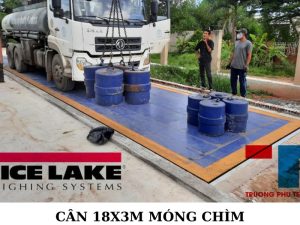 Cân 18x3m móng chìm